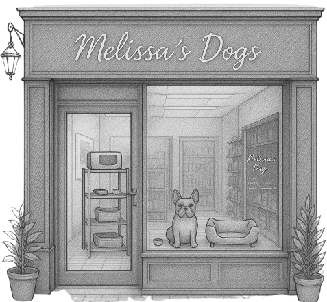 Vue dessin du toiletteur canin Melissa's Dogs