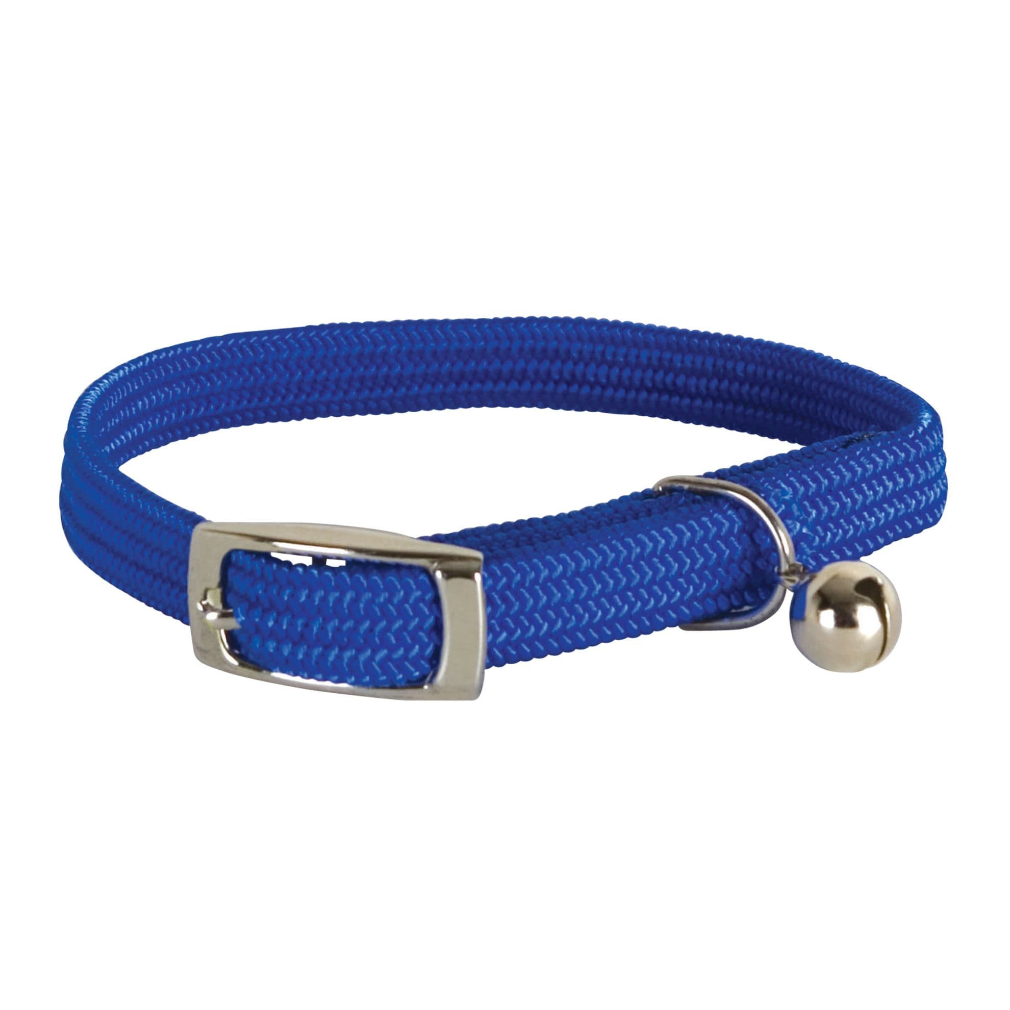 Collier élastique en nylon pour chat - Bleu
