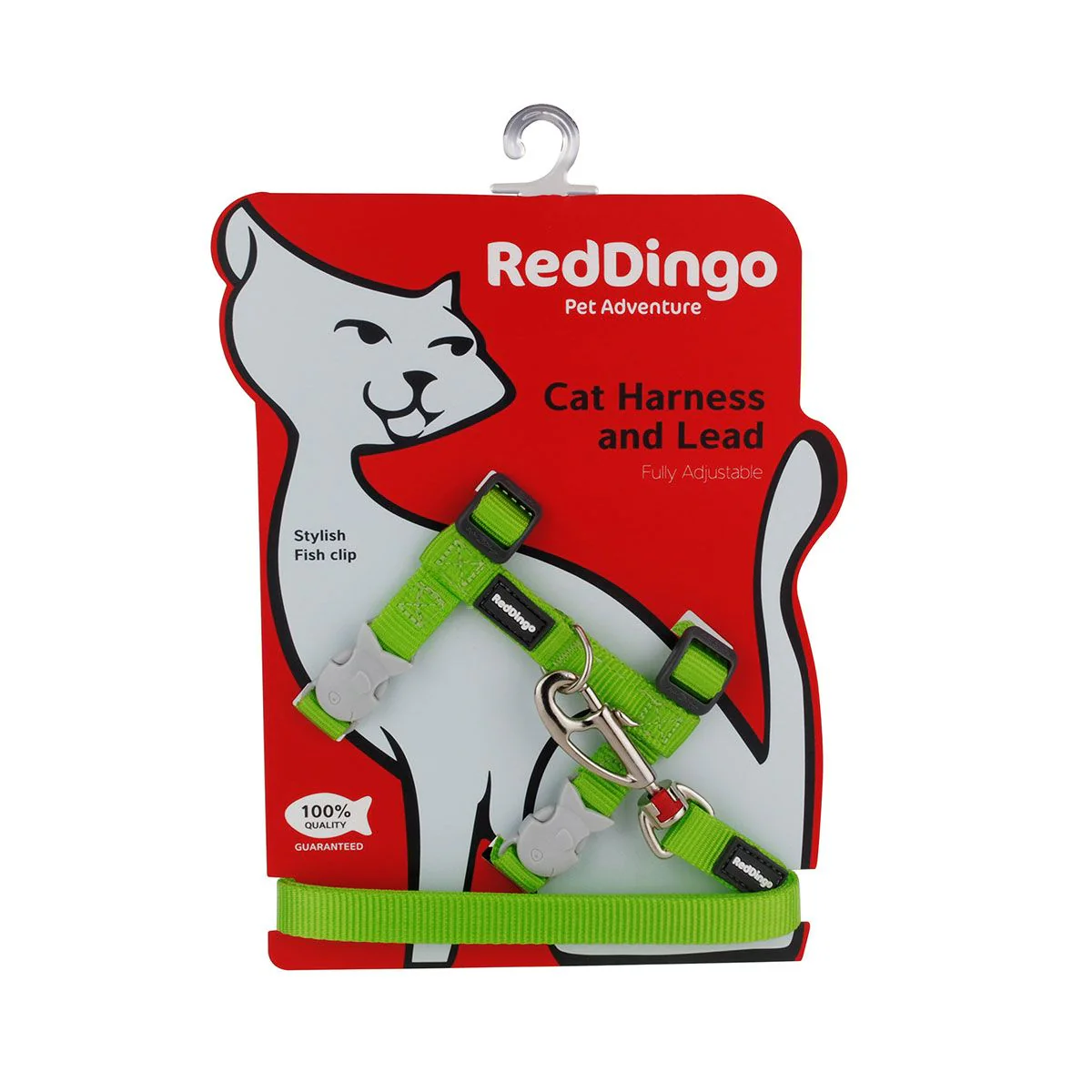 Harnais & laisse pour chat - Vert