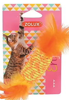 Jouet forme bonbon orange - Zolux - Chat