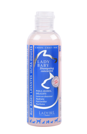 Shampoing ultra doux - spécial jeune animaux & peaux sensibles - Lady Baby