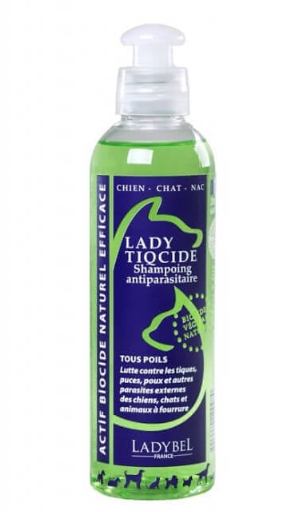 Shampoing antiparasitaire actif - lavandin & geraniol - Chien & chat