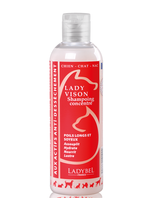 Shampoing a l'huile de vison - spécial fourrure longue & précieuses - Chien